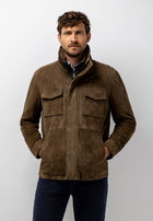 Goatskin leather jacket