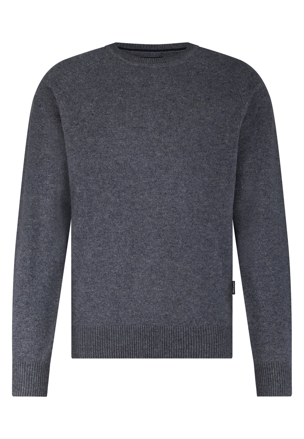 Lambswool jumper with saddle sleeves