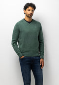 Lambswool V-neck jumper
