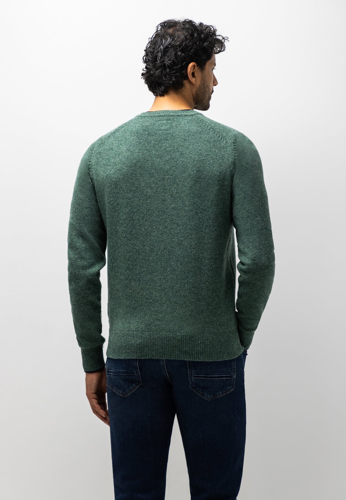 Lambswool V-neck jumper