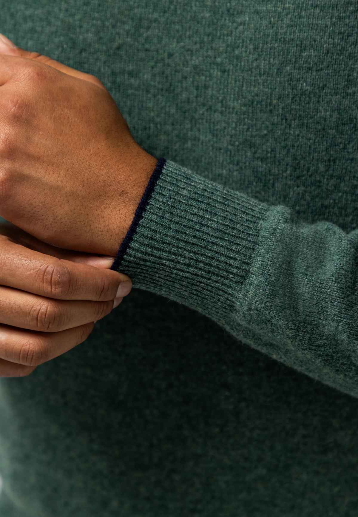 Lambswool V-neck jumper