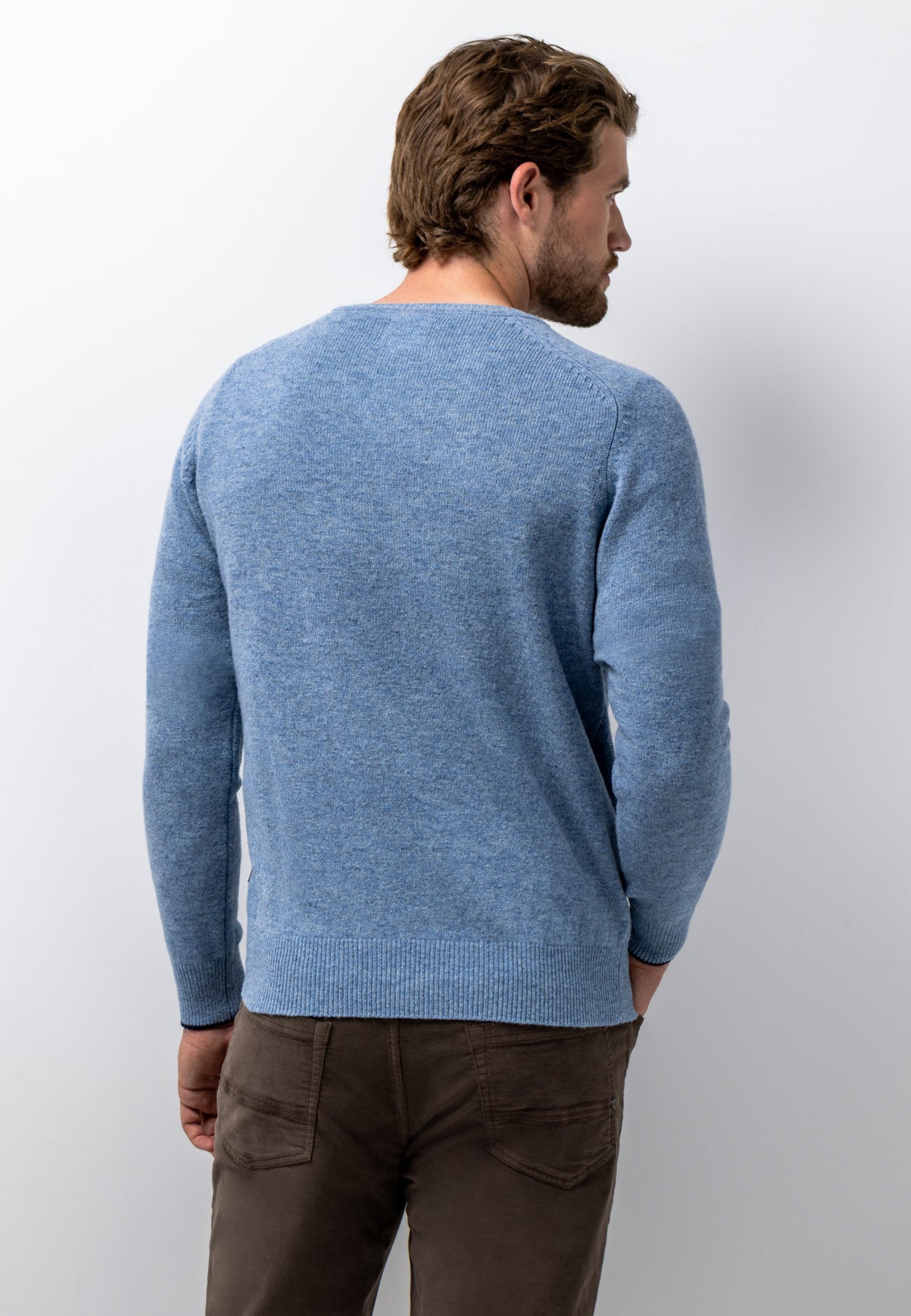 Lambswool V-neck jumper