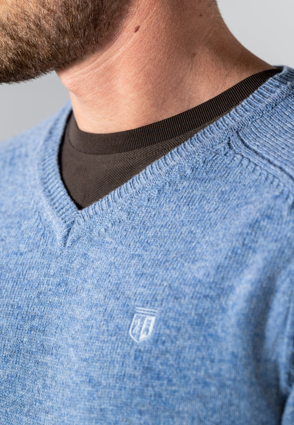 Lambswool V-neck jumper