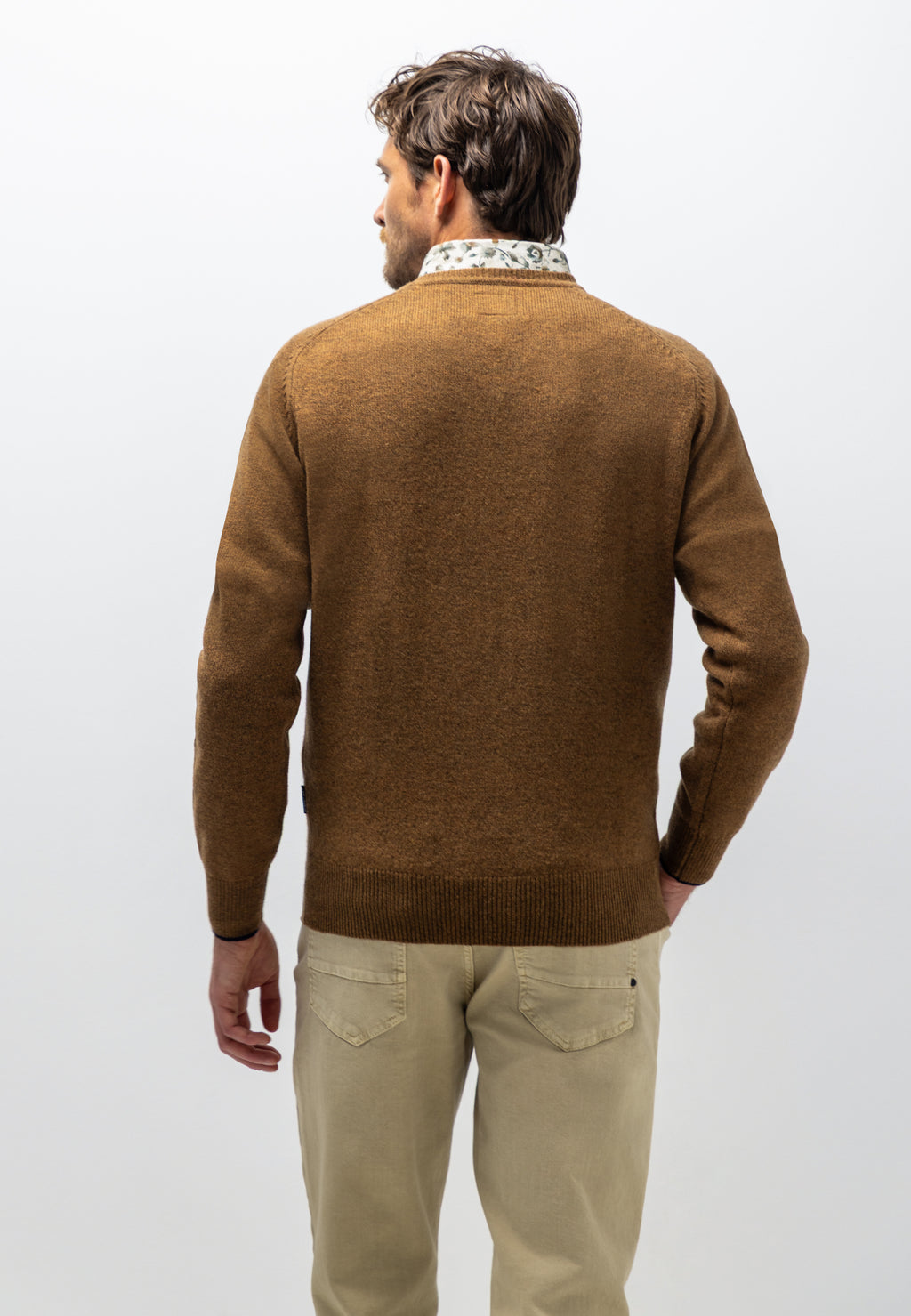 Lambswool V-neck jumper