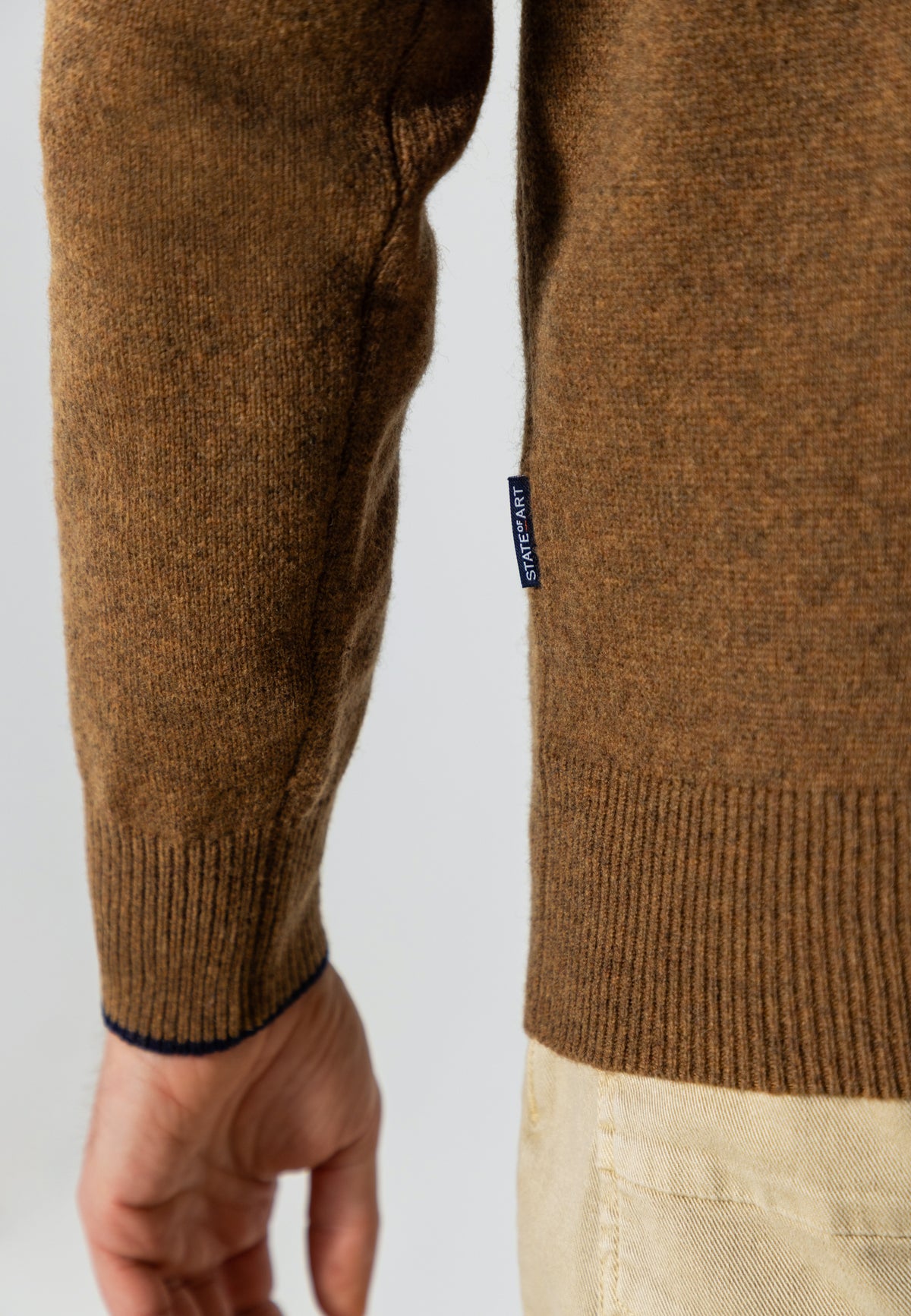 Lambswool V-neck jumper