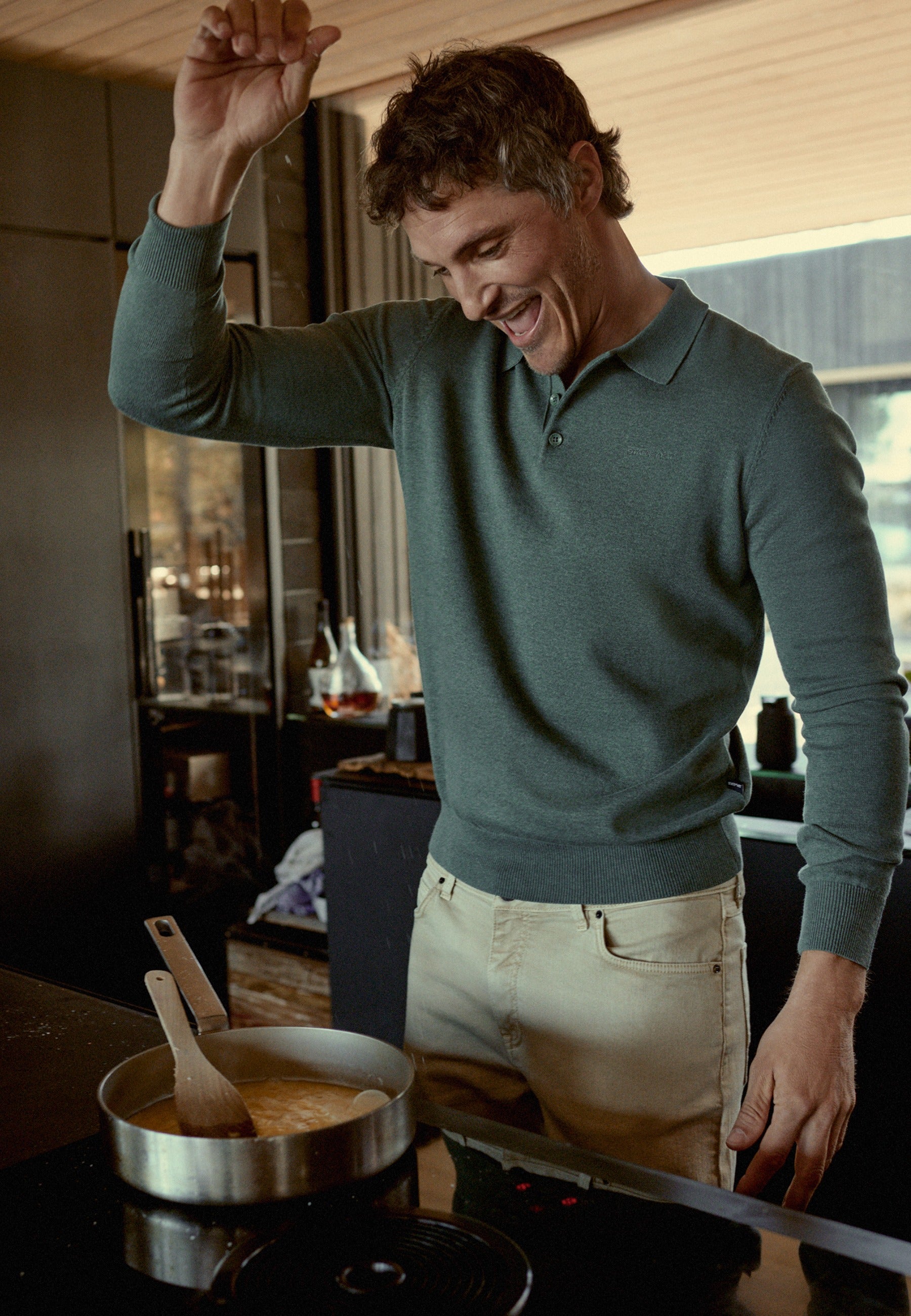 Polo fin en coton
