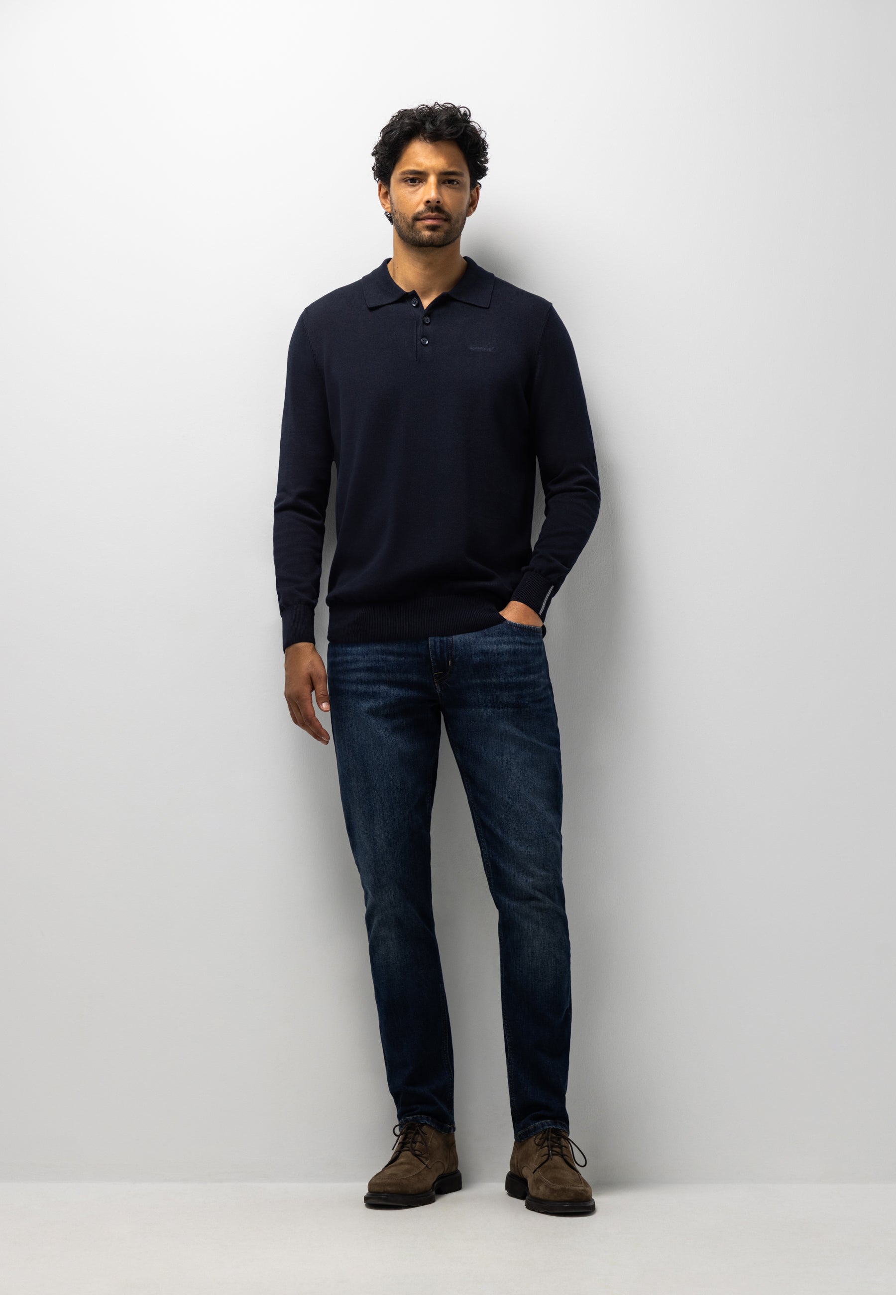 Polo fin en coton