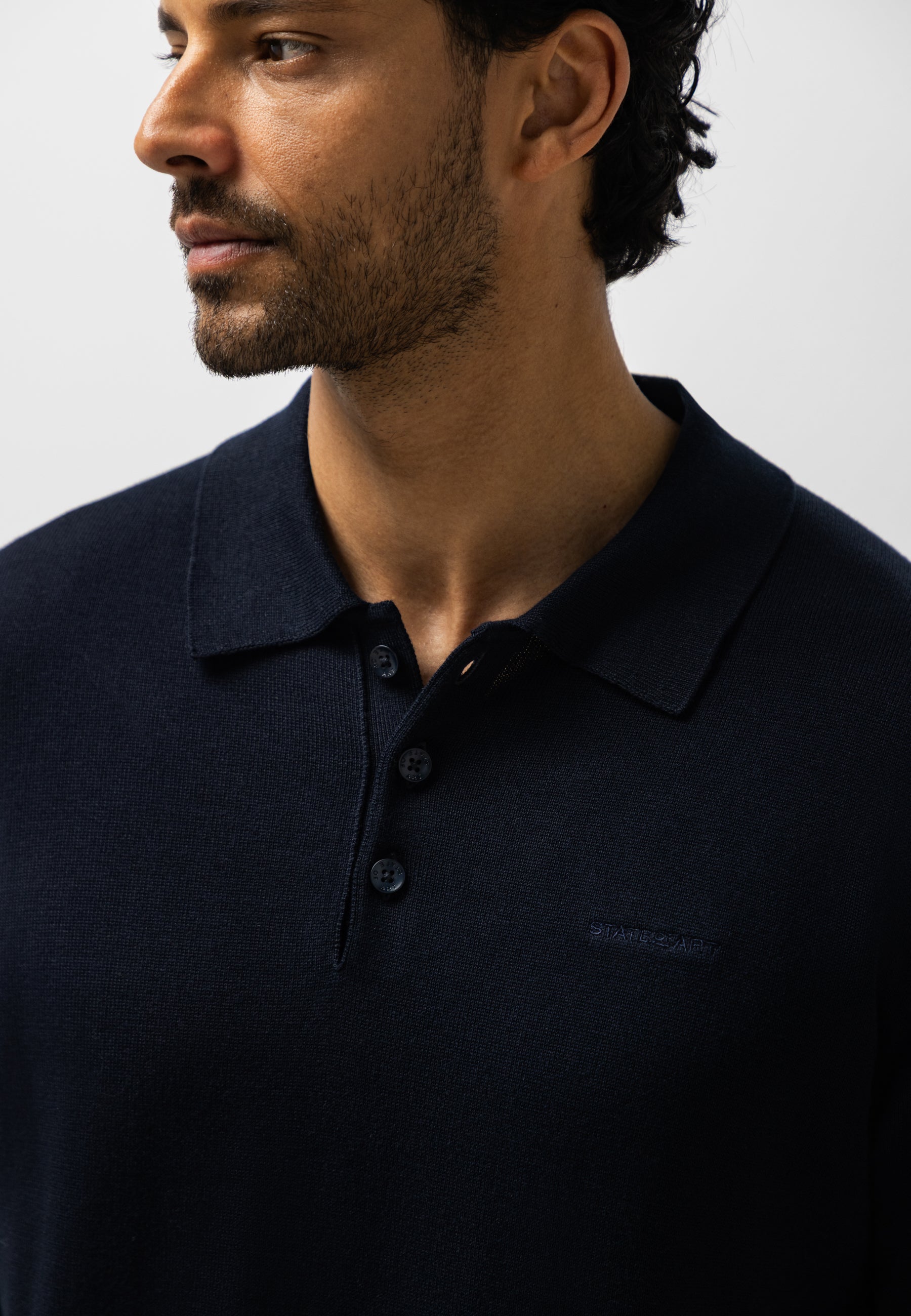 Polo fin en coton
