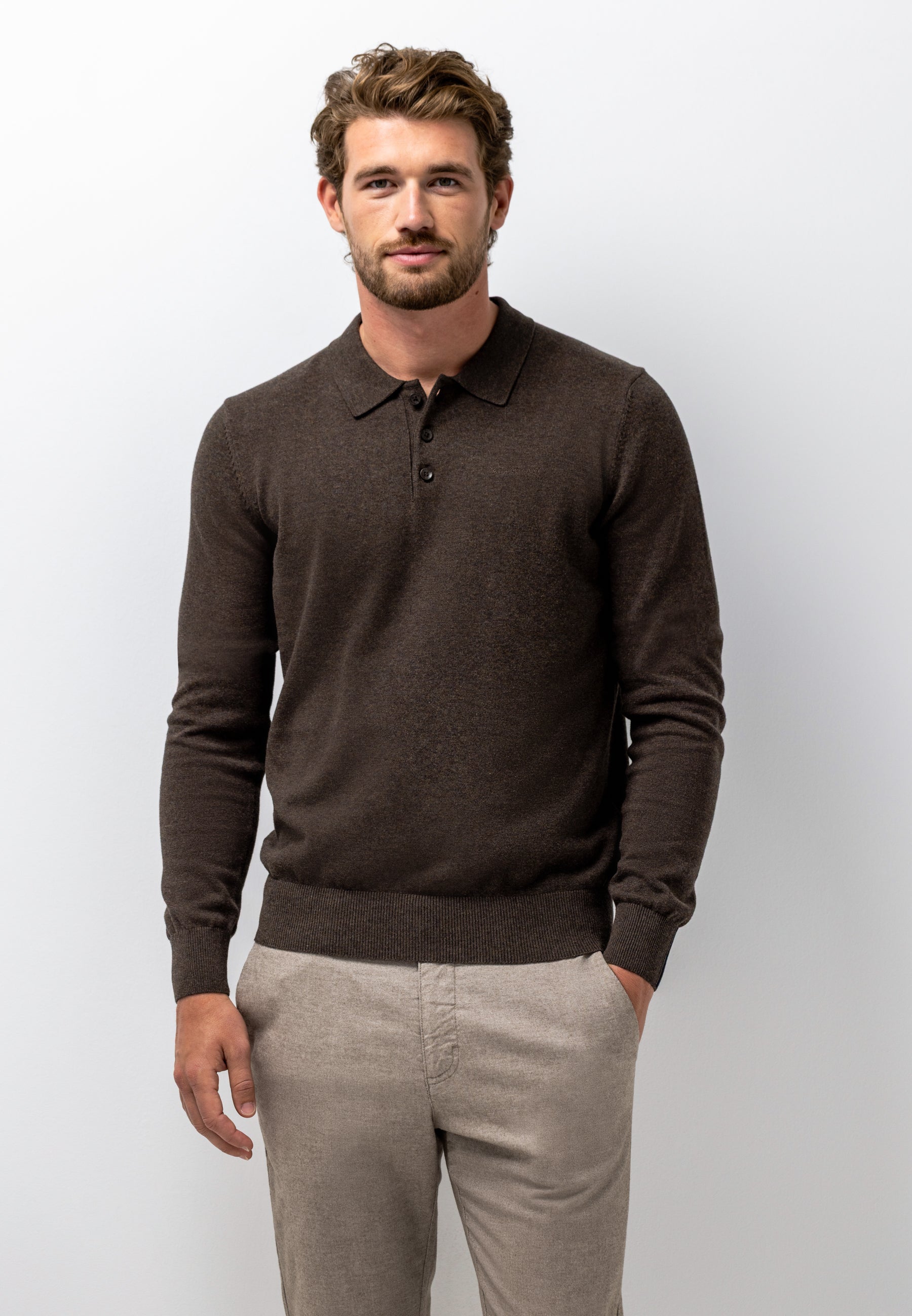 Polo fin en coton