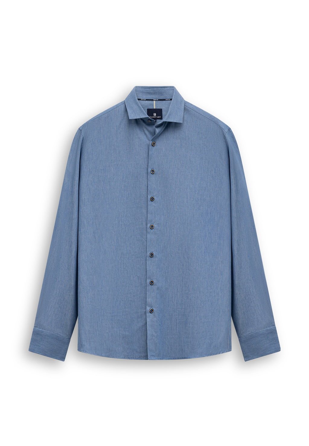 Overhemd met denimlook