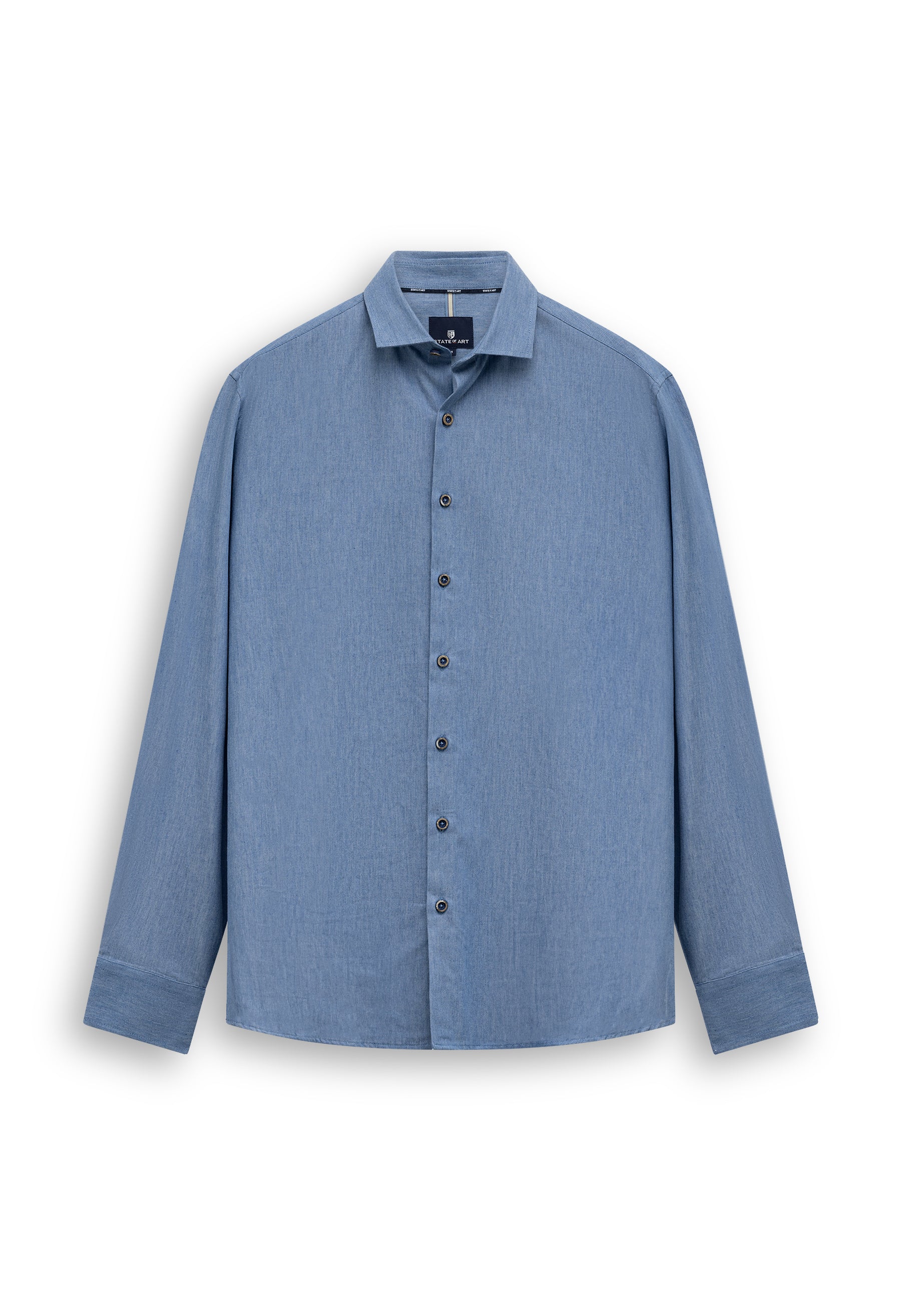 Overhemd met denimlook