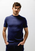 Fijngebreid T-shirt met ronde hals
