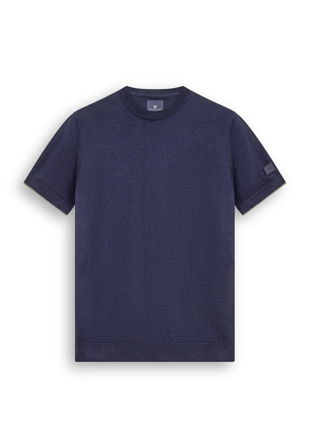 Fijngebreid T-shirt met ronde hals