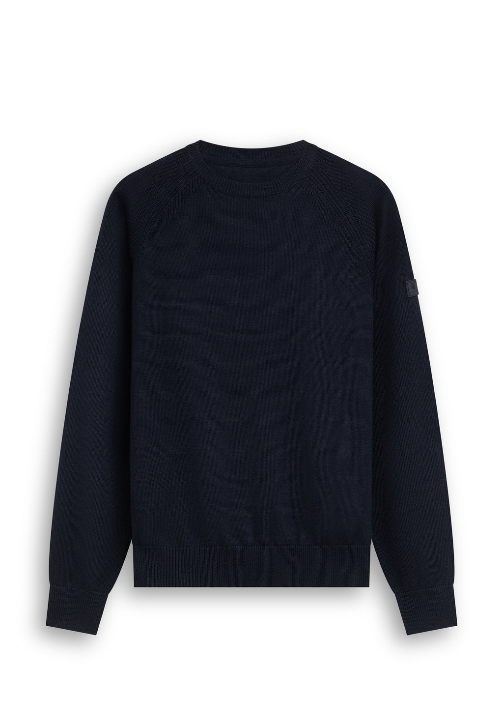 Pull en mélange de laine à col rond