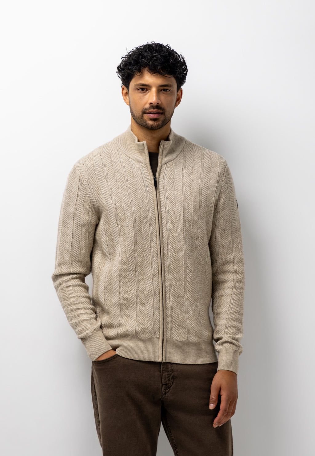 Vest van lamswolmix