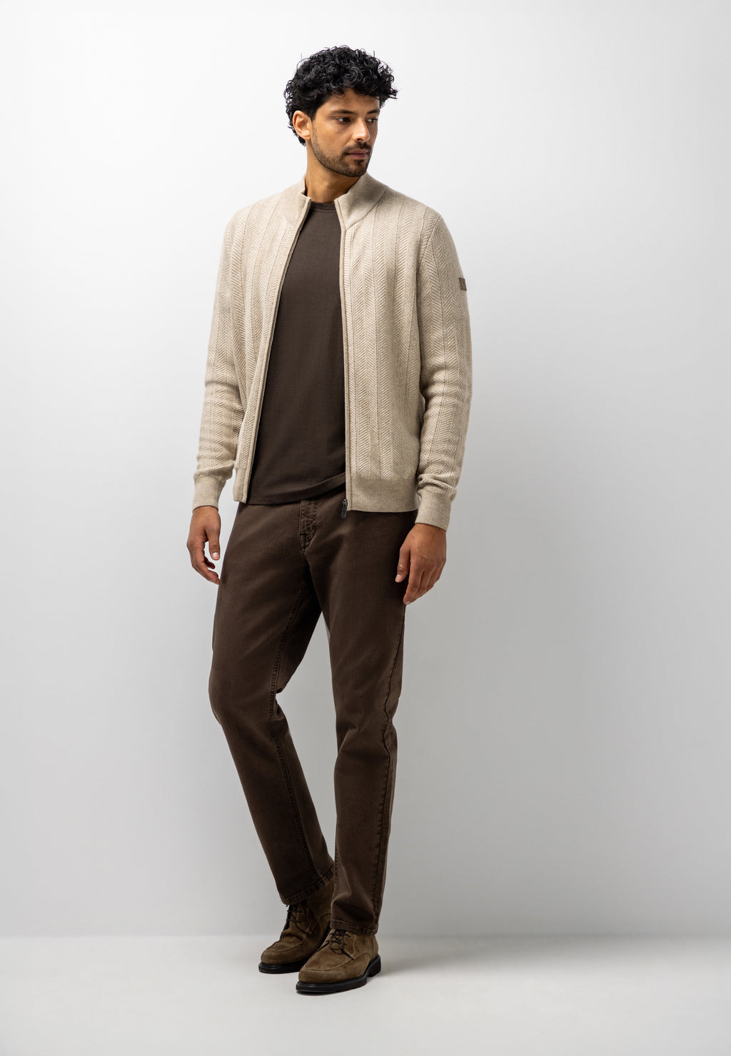 Vest van lamswolmix