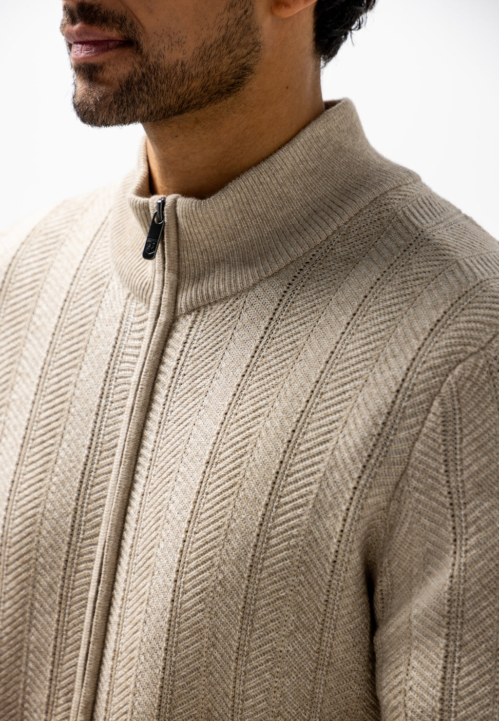 Vest van lamswolmix