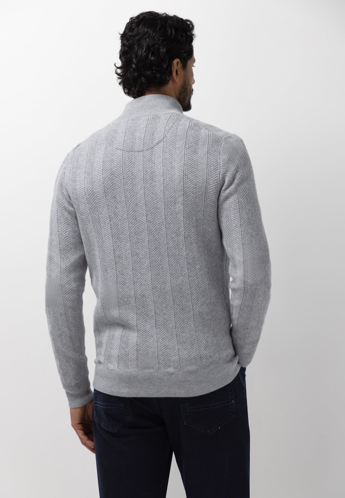 Vest van lamswolmix