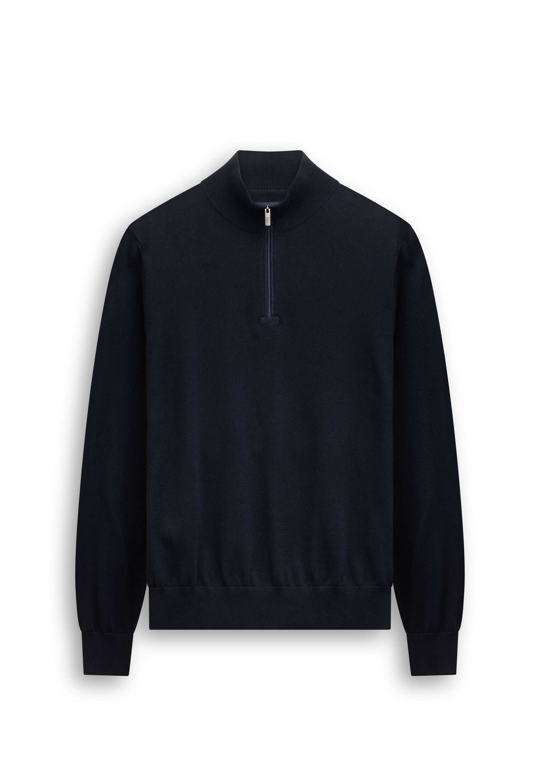 Pull en coton avec coudières
