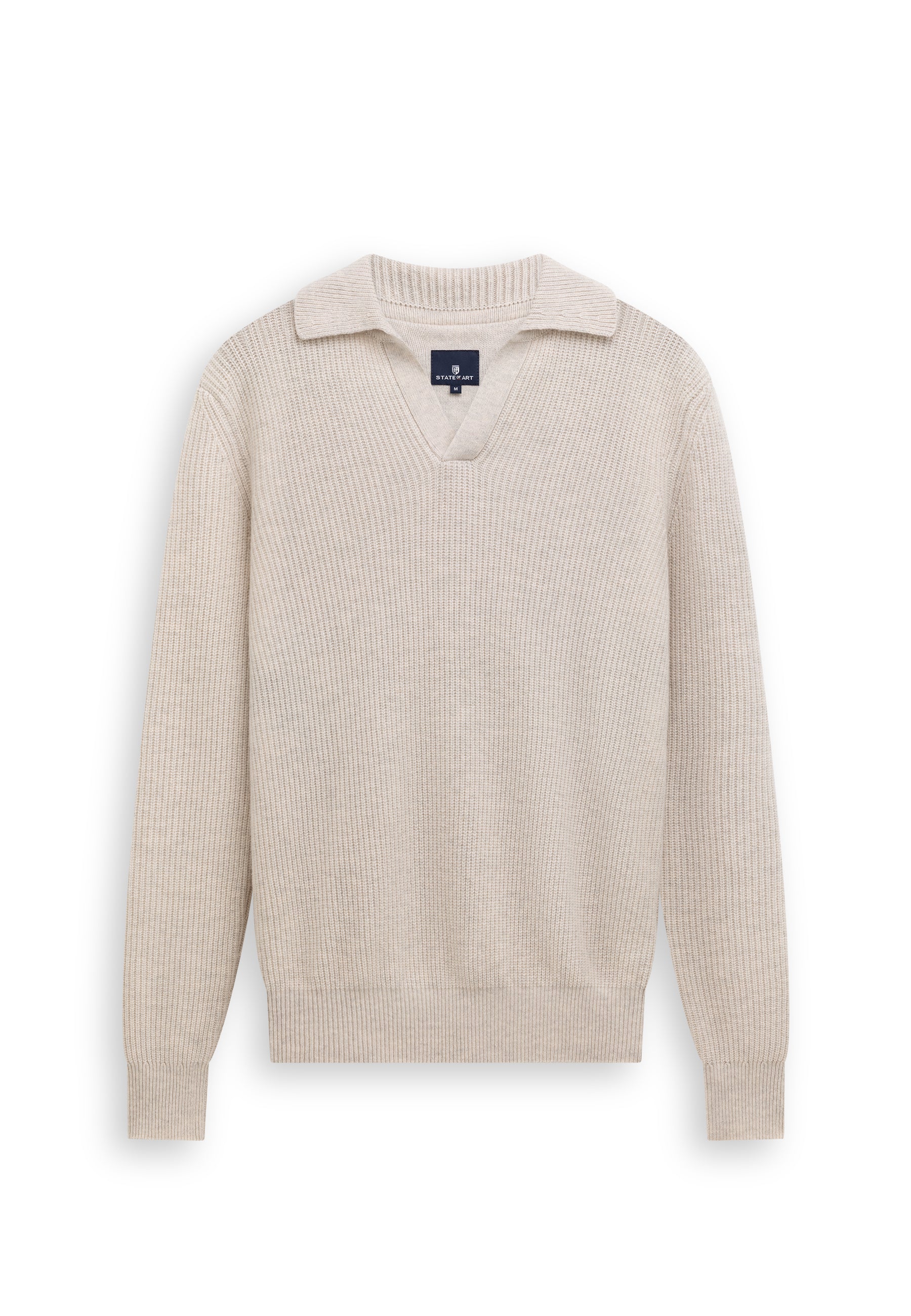 Chunky-knit jumper with ribbed texture