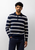 Polo en maille à rayures