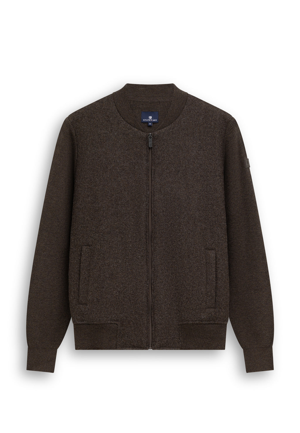 Cardigan bombardier en coton