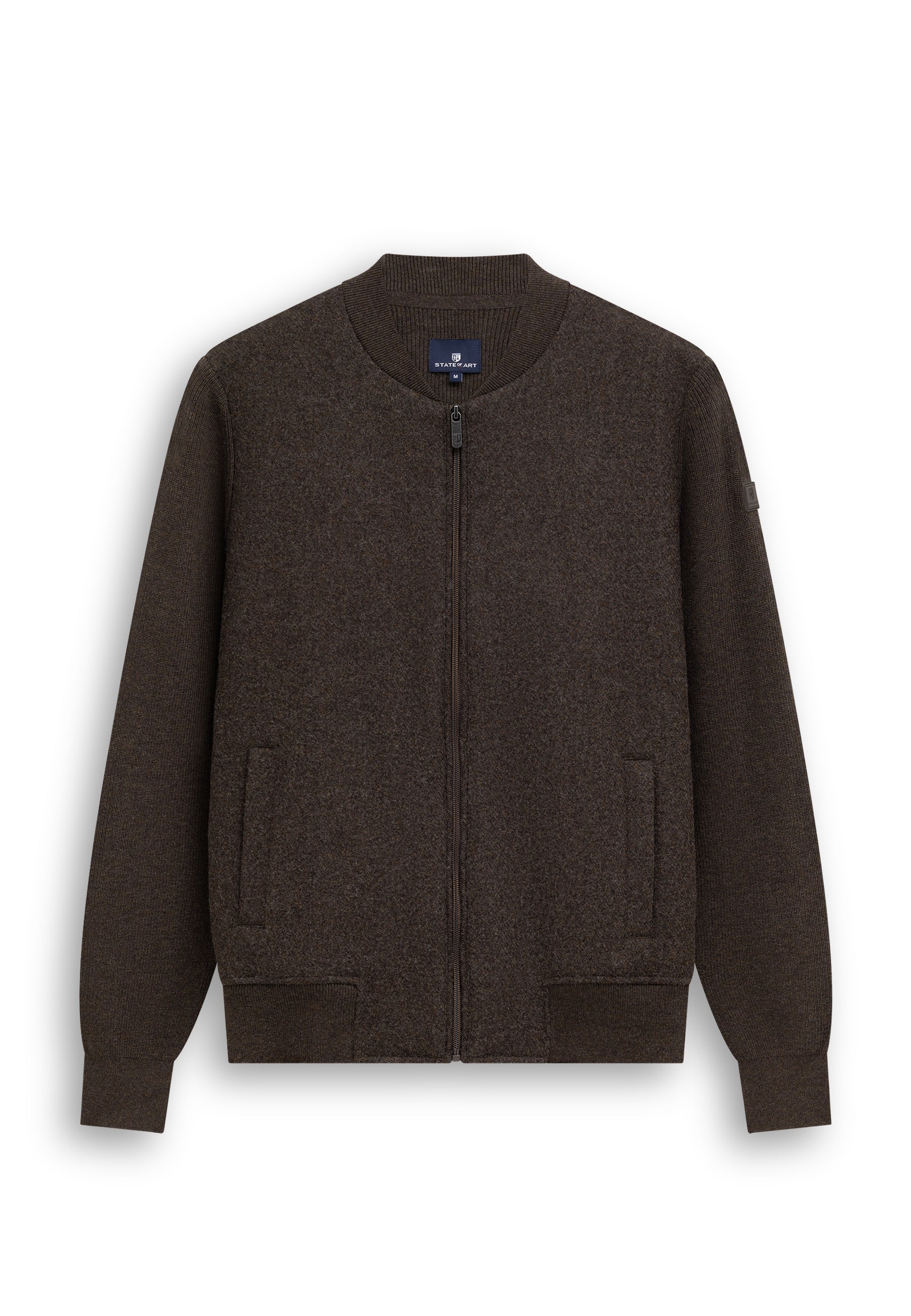 Cardigan bombardier en coton