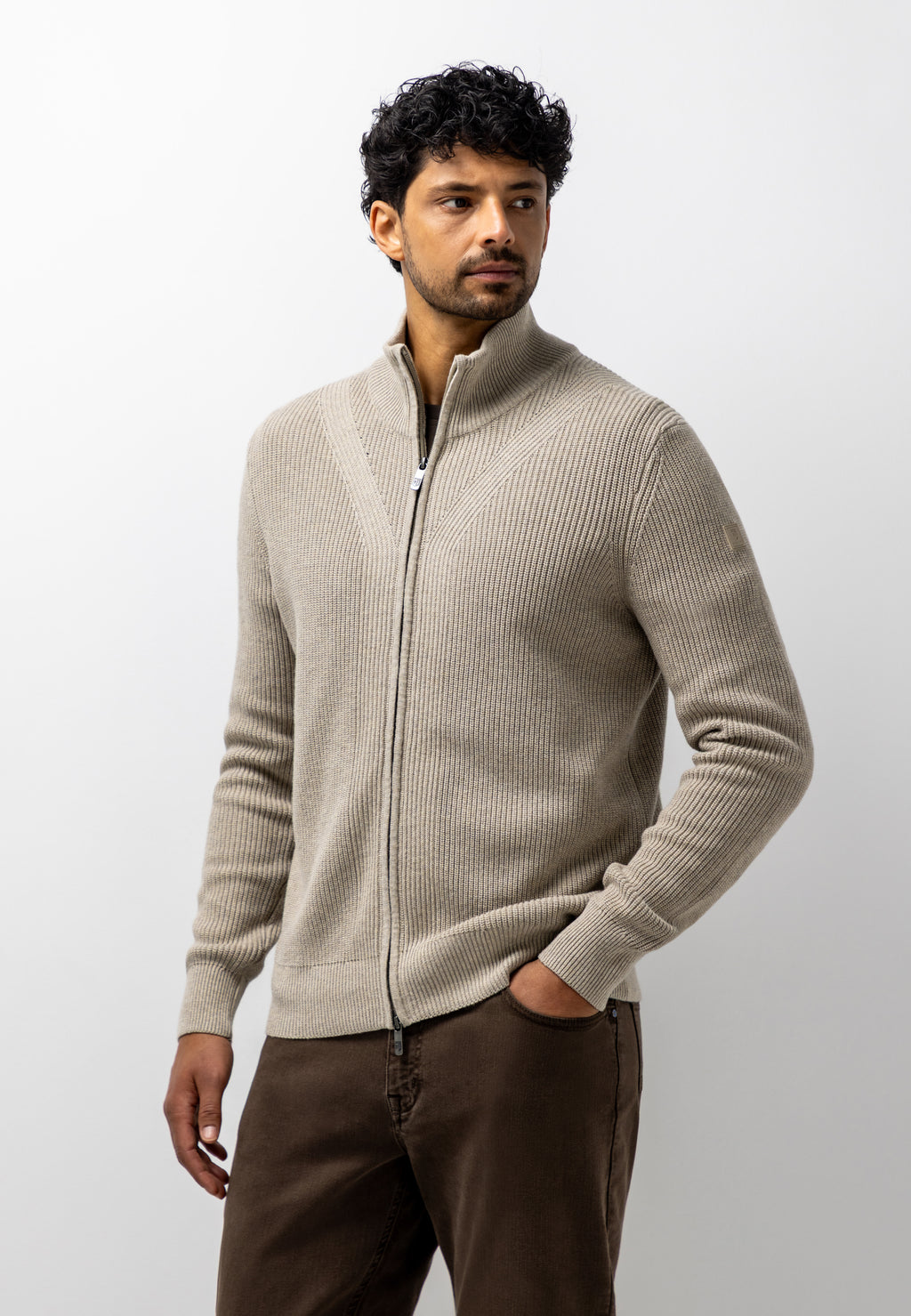 Vest met tweewegrits