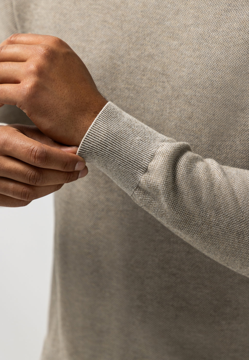 Pull Oxford à badge en caoutchouc