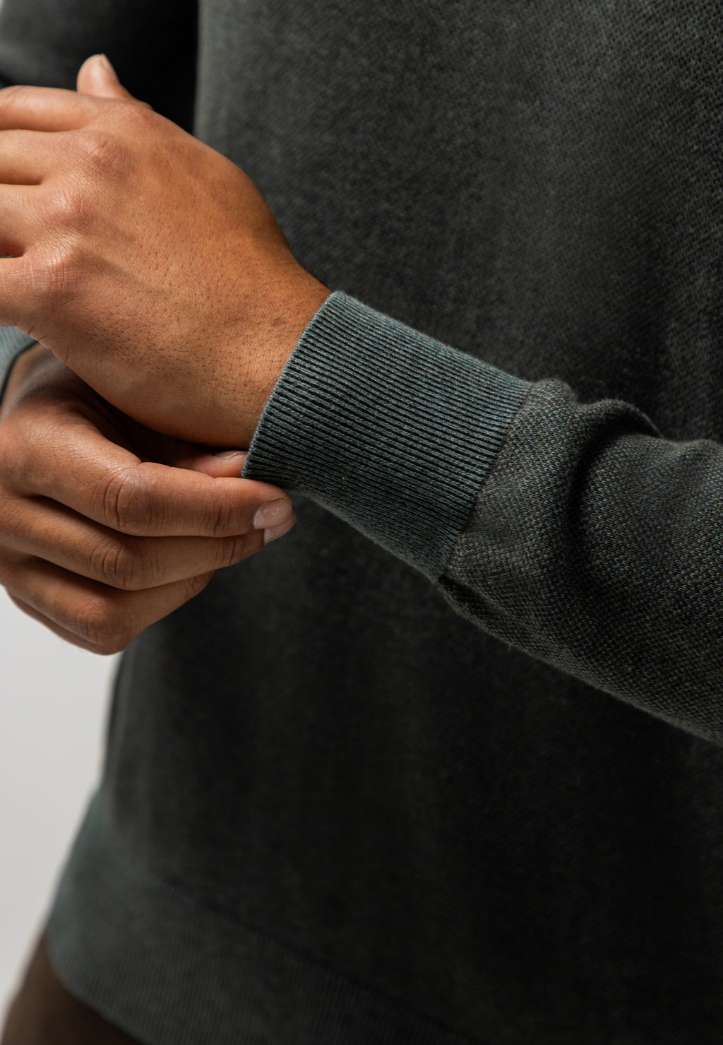 Pull Oxford à badge en caoutchouc