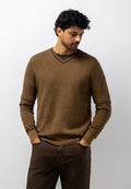 Oxford trui met rubberen badge