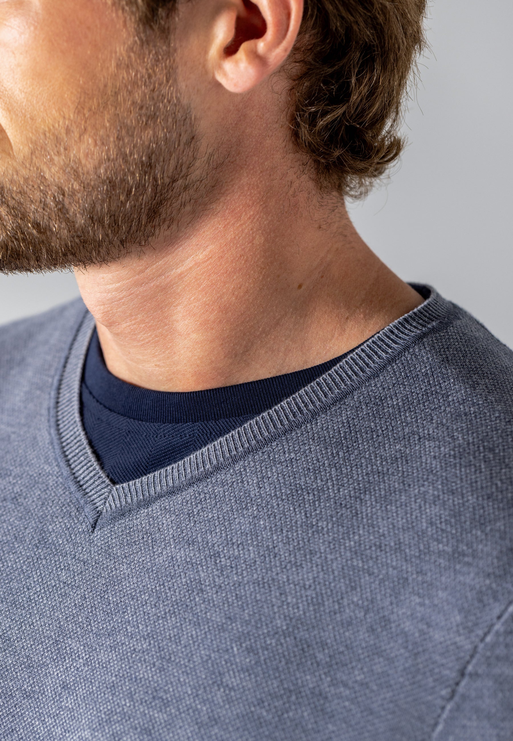 Pull Oxford à badge en caoutchouc