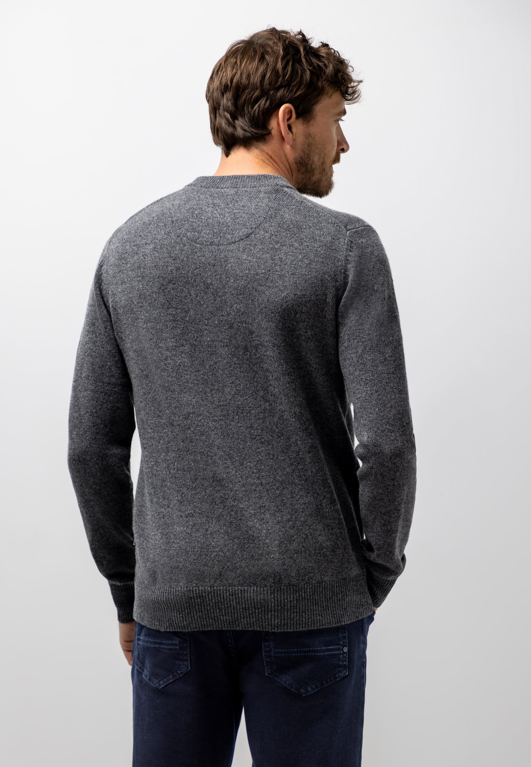 Intarsia lambswool jumper