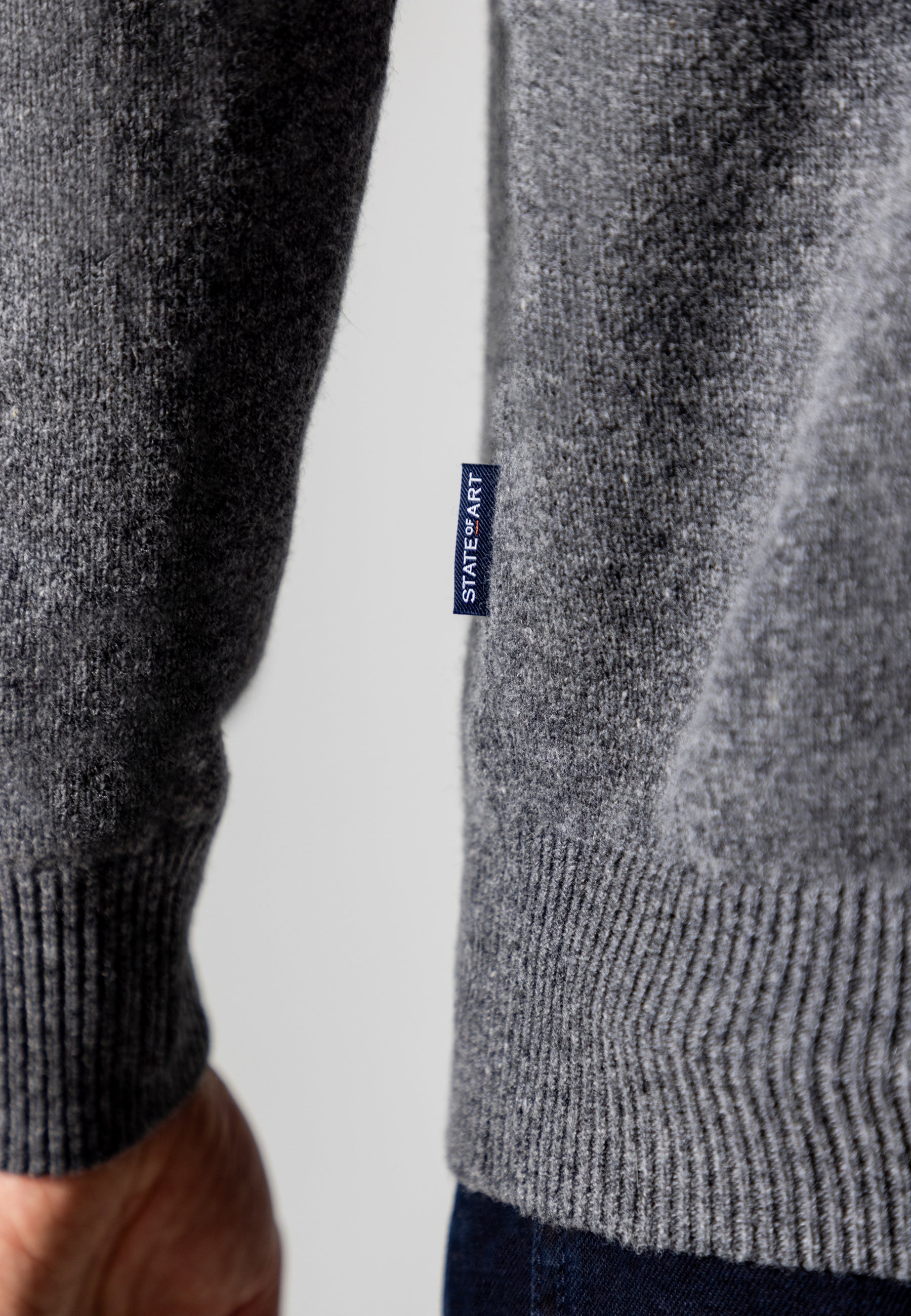 Intarsia lambswool jumper