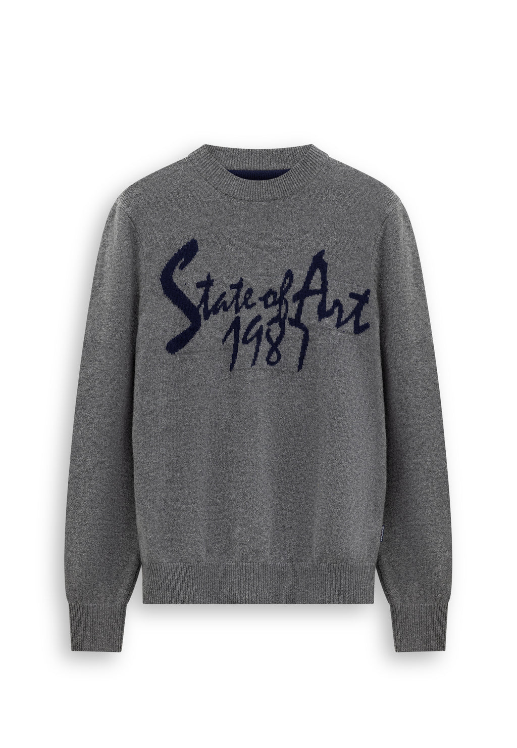 Intarsia lambswool jumper