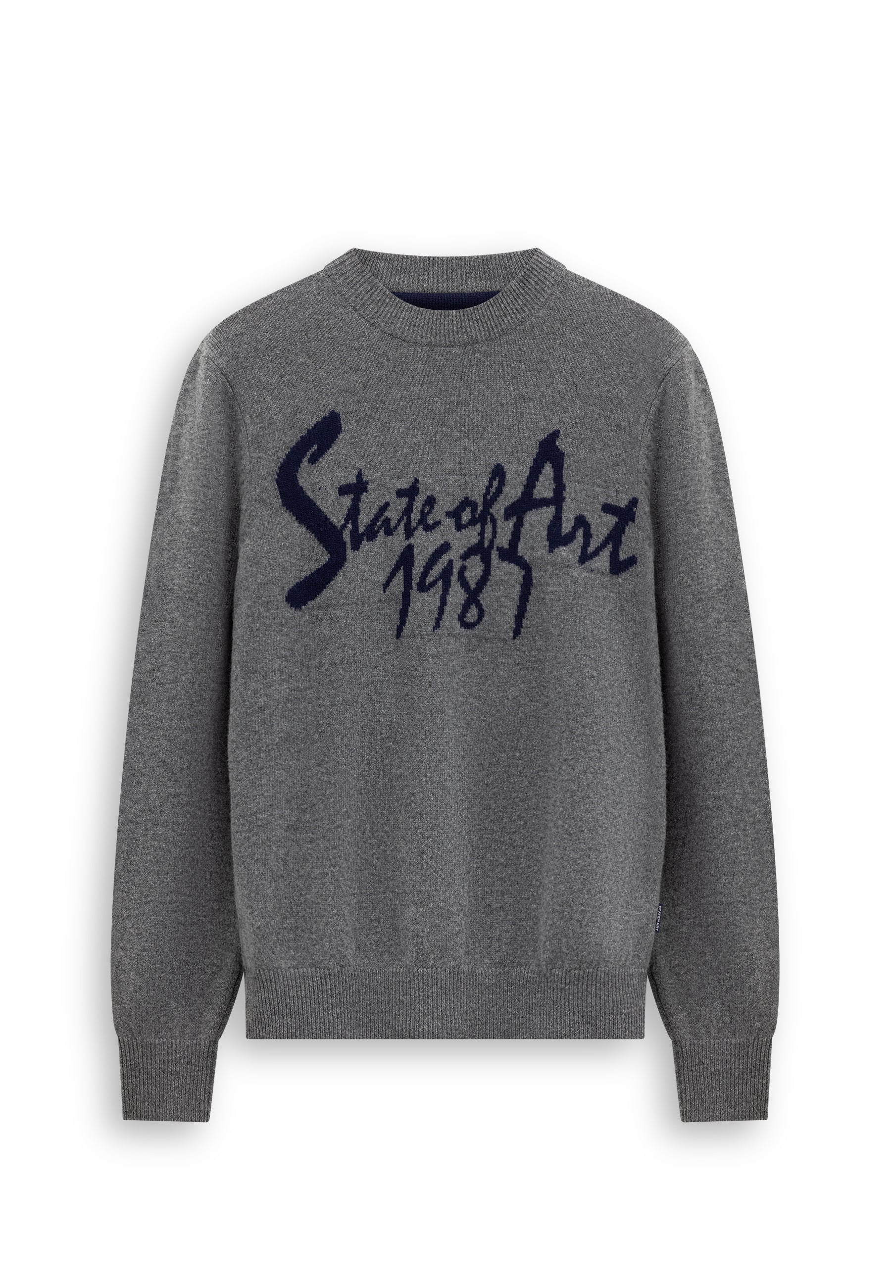 Intarsia lambswool jumper