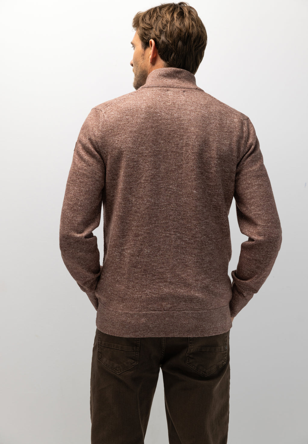 Vest met structuurpatroon