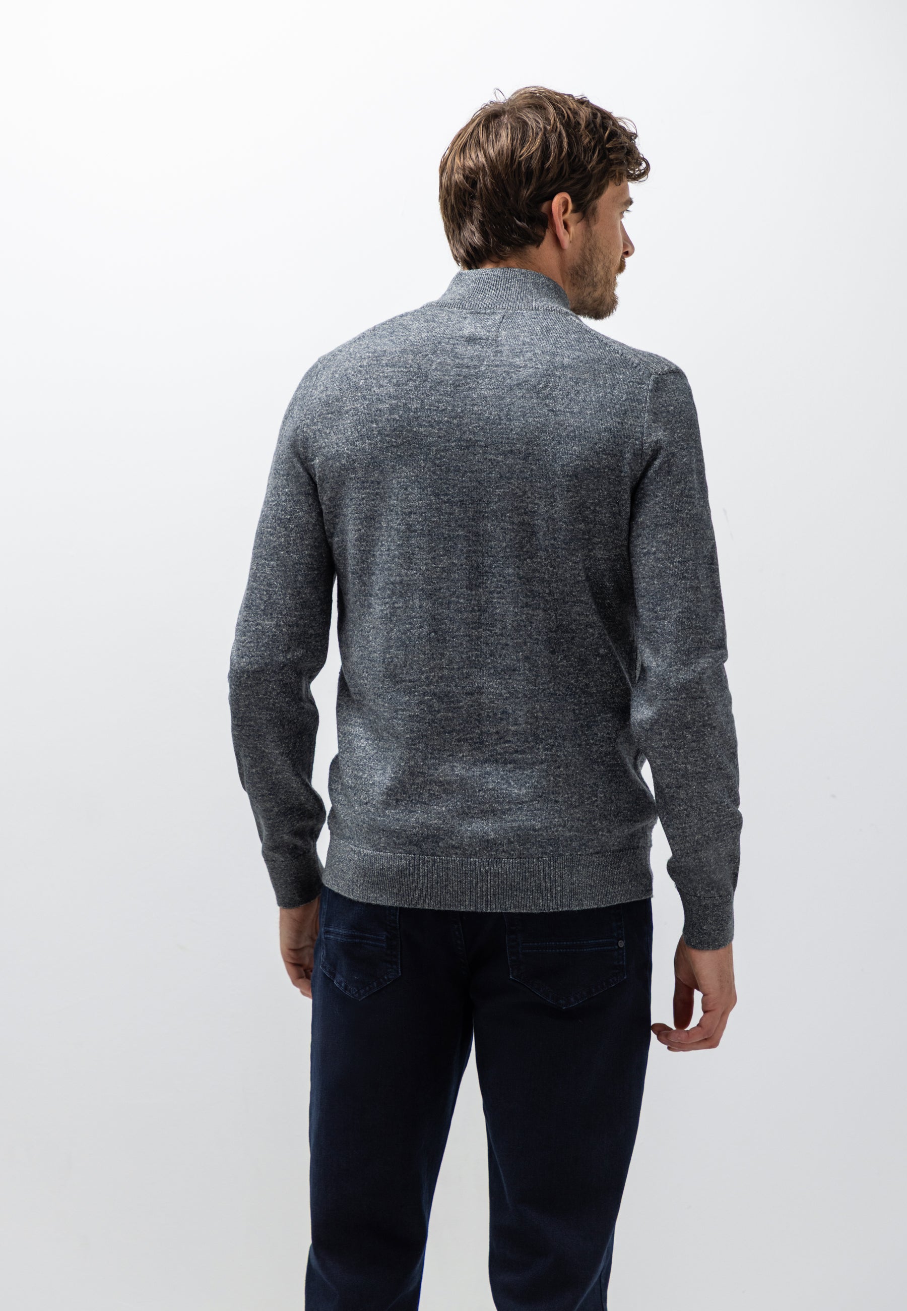 Cardigan with textured pattern
