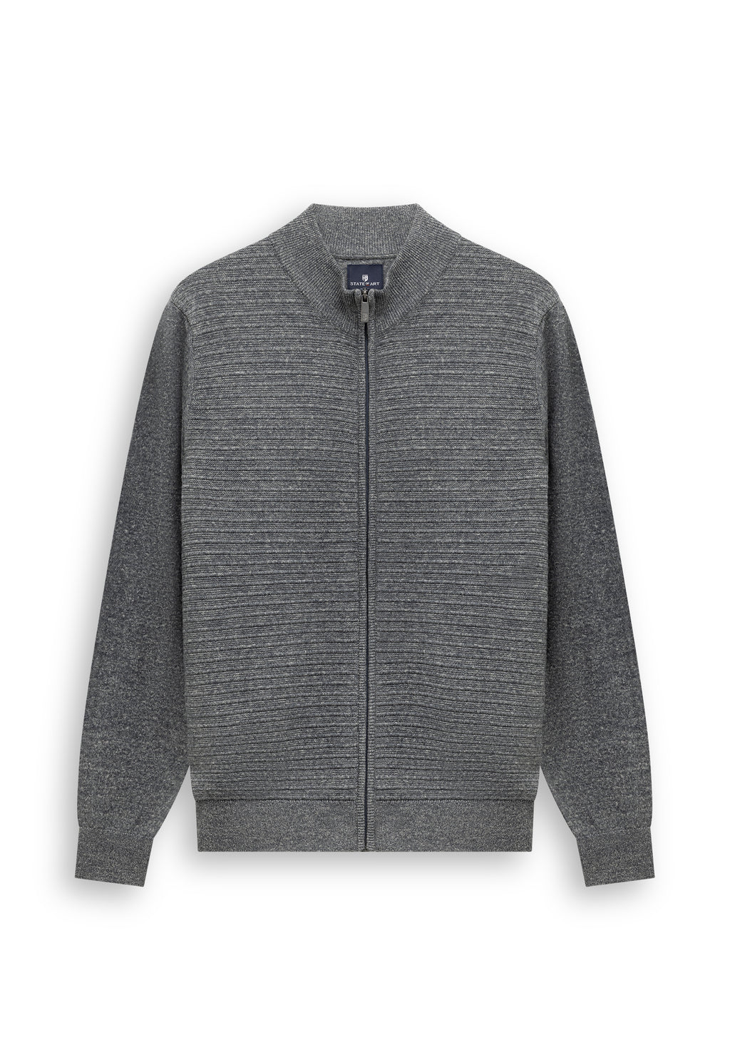 Vest met structuurpatroon