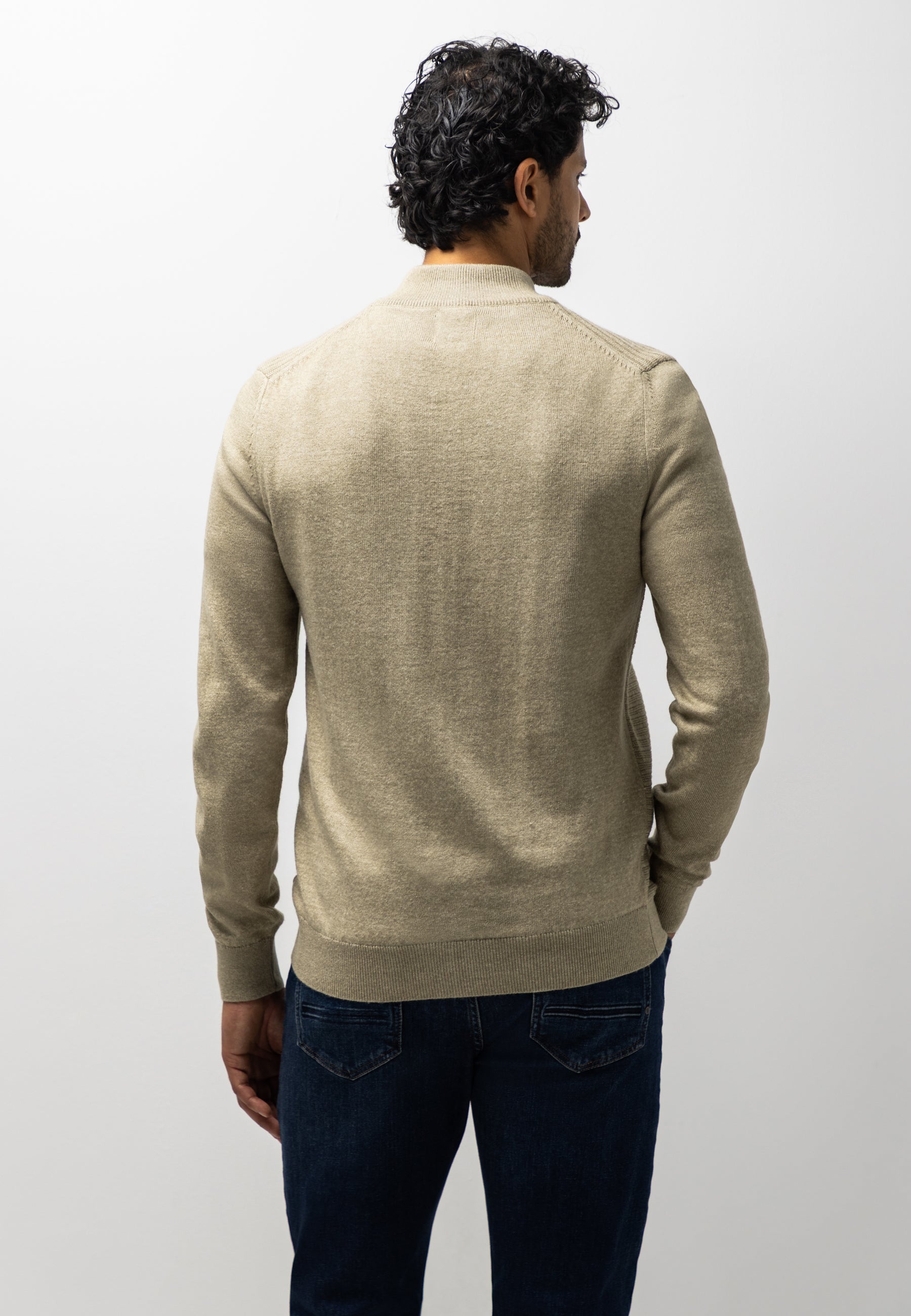 Cardigan with textured pattern