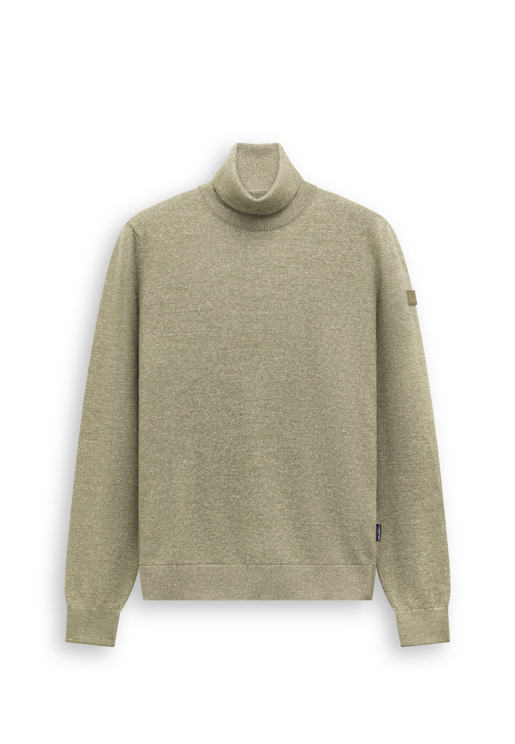 Pull à col roulé avec du coton biologique
