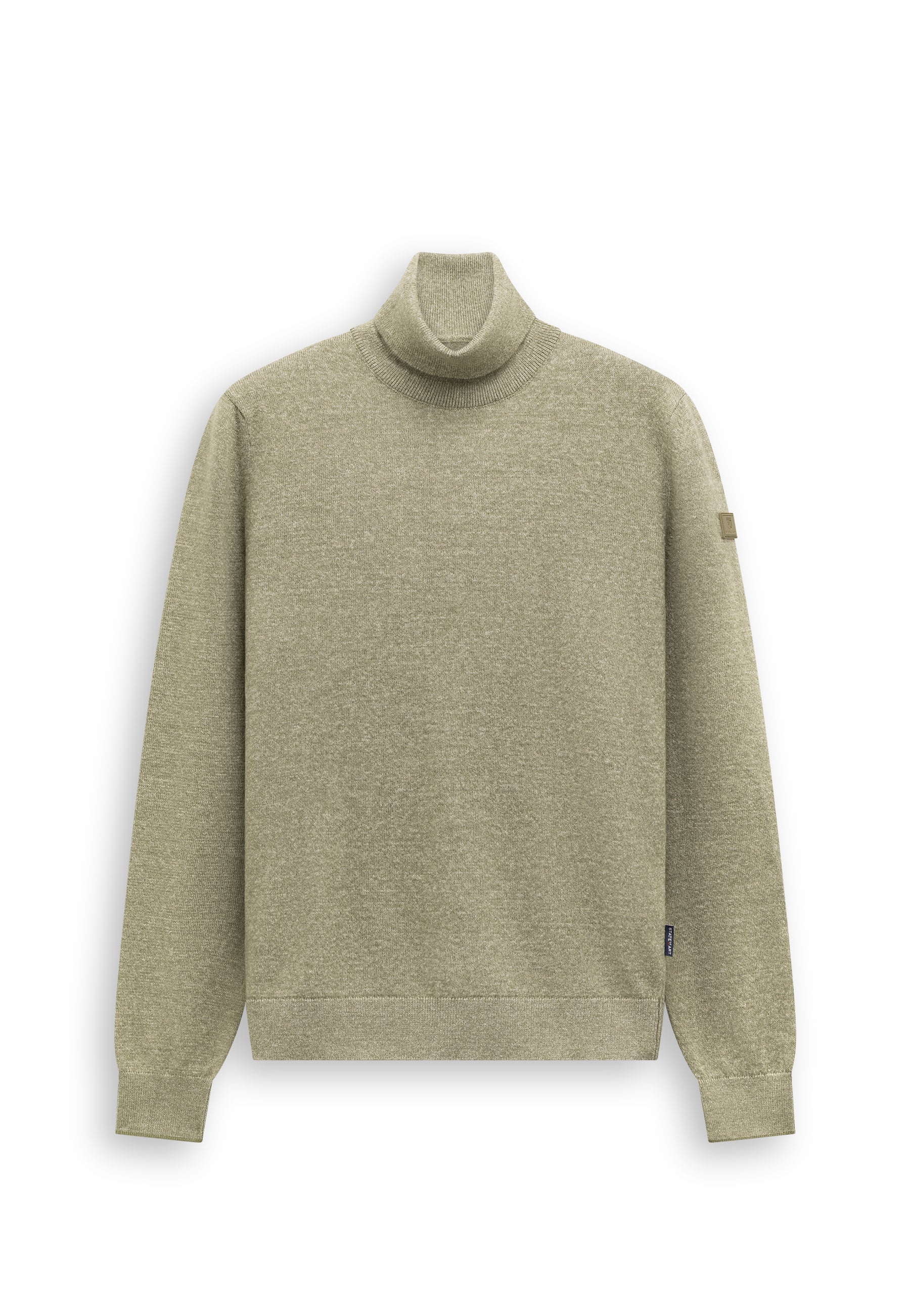 Pull à col roulé avec du coton biologique