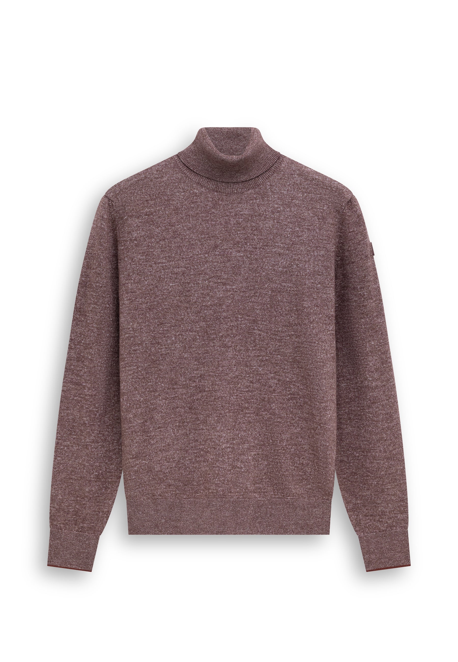 Turtleneck jumper with organic cotton