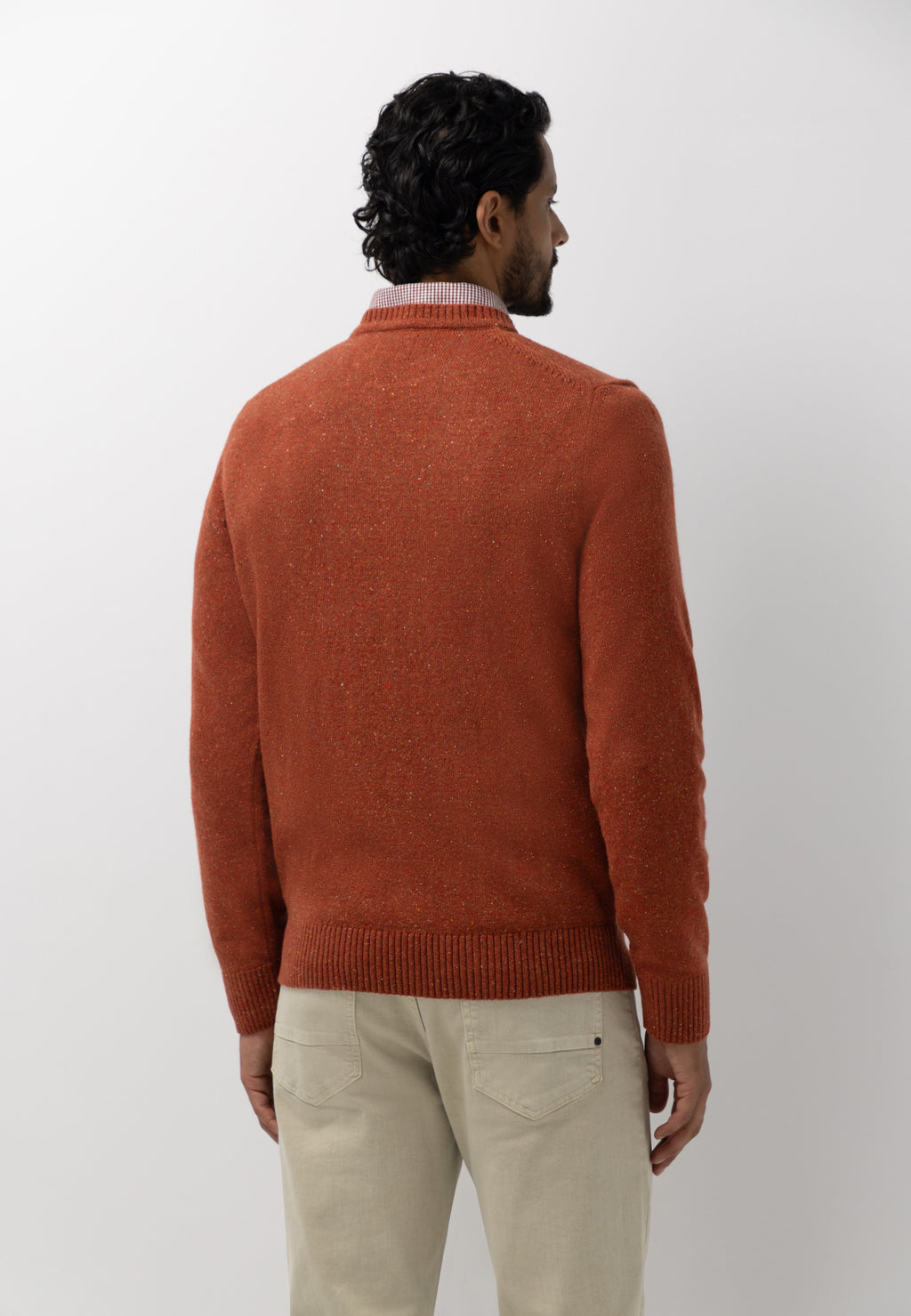 Pullover aus Wollmix mit Rundhalsausschnitt
