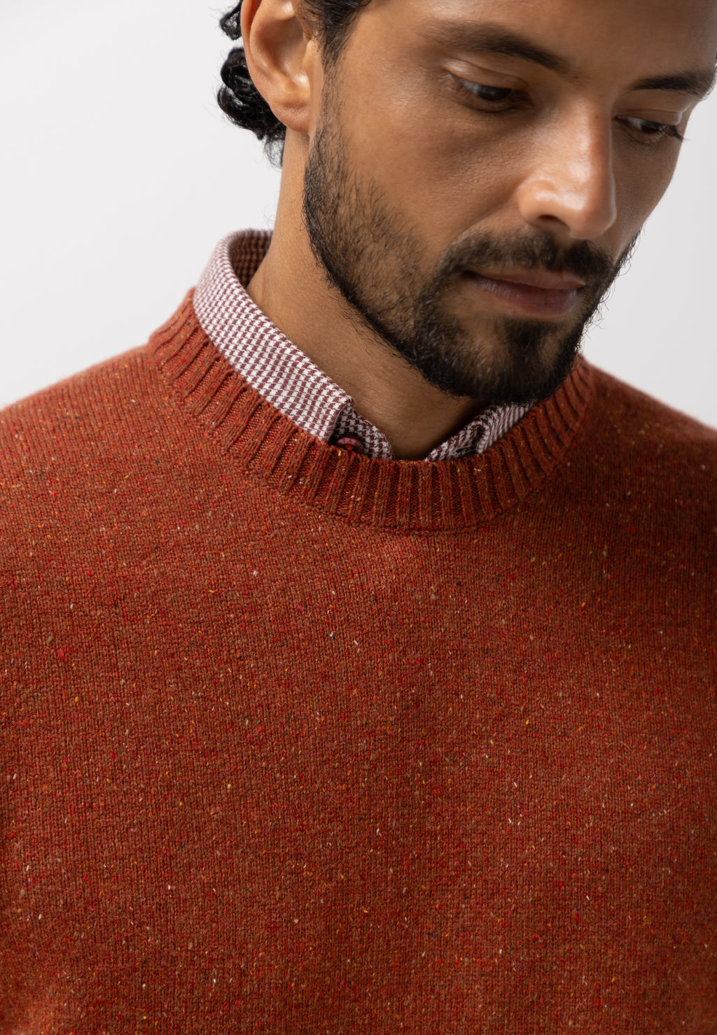 Pullover aus Wollmix mit Rundhalsausschnitt