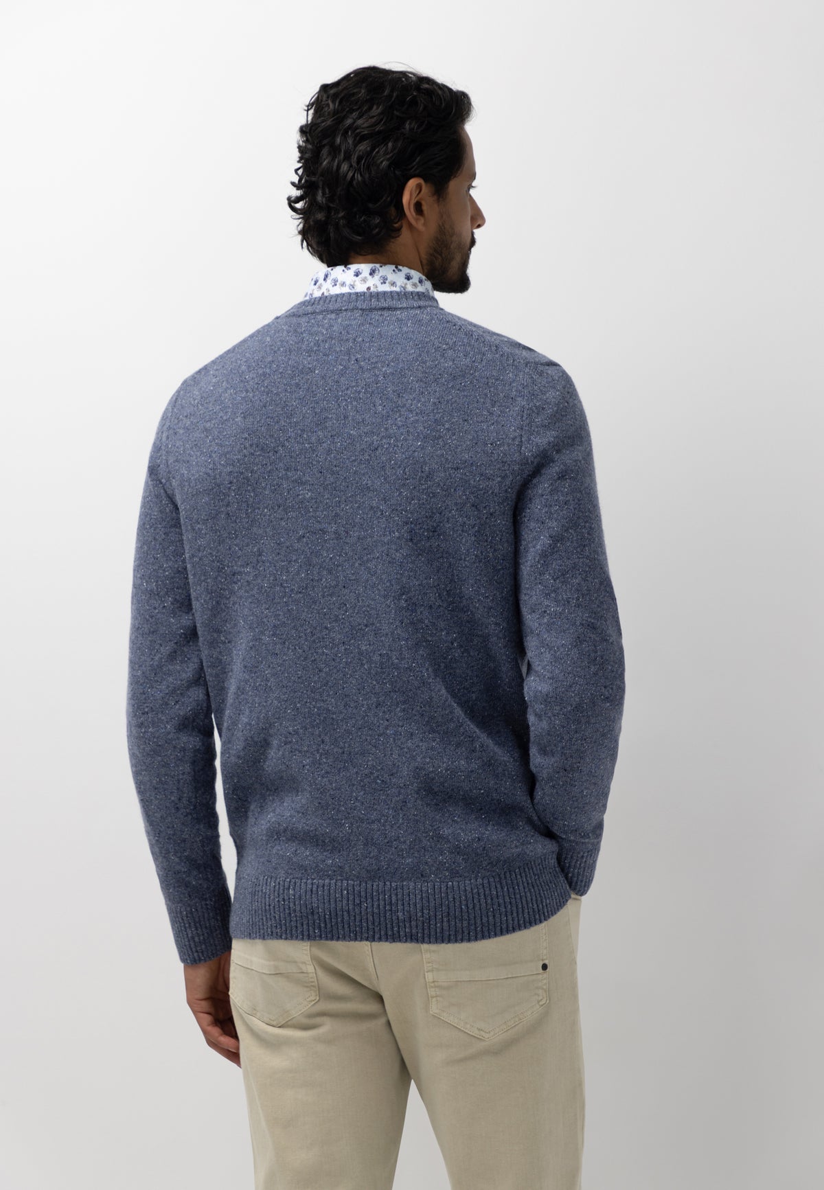 Pullover aus Wollmix mit Rundhalsausschnitt