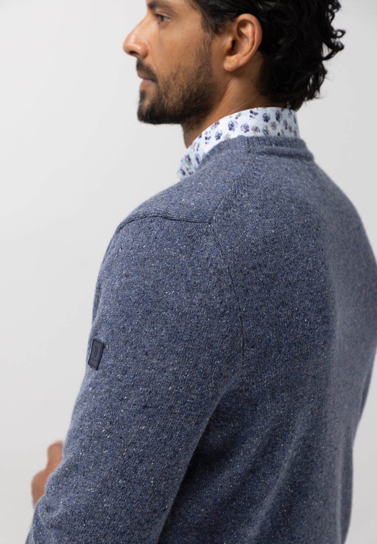 Pullover aus Wollmix mit Rundhalsausschnitt