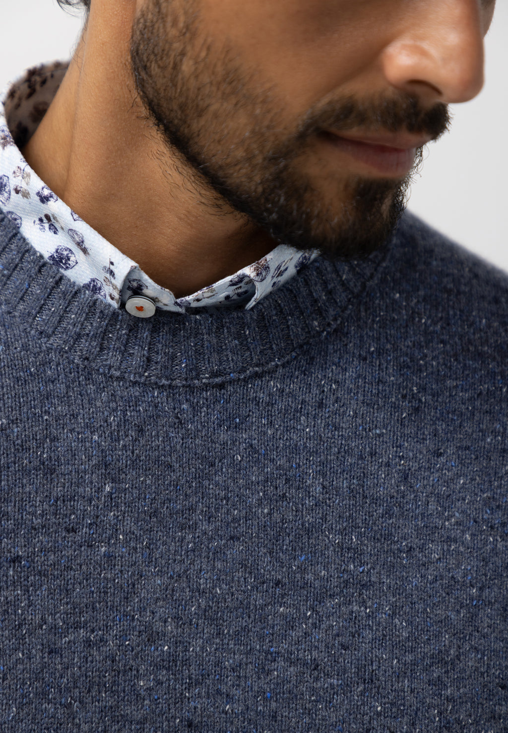 Pullover aus Wollmix mit Rundhalsausschnitt