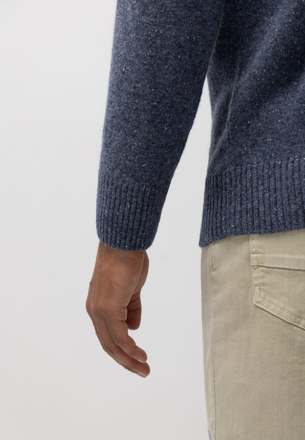 Pullover aus Wollmix mit Rundhalsausschnitt
