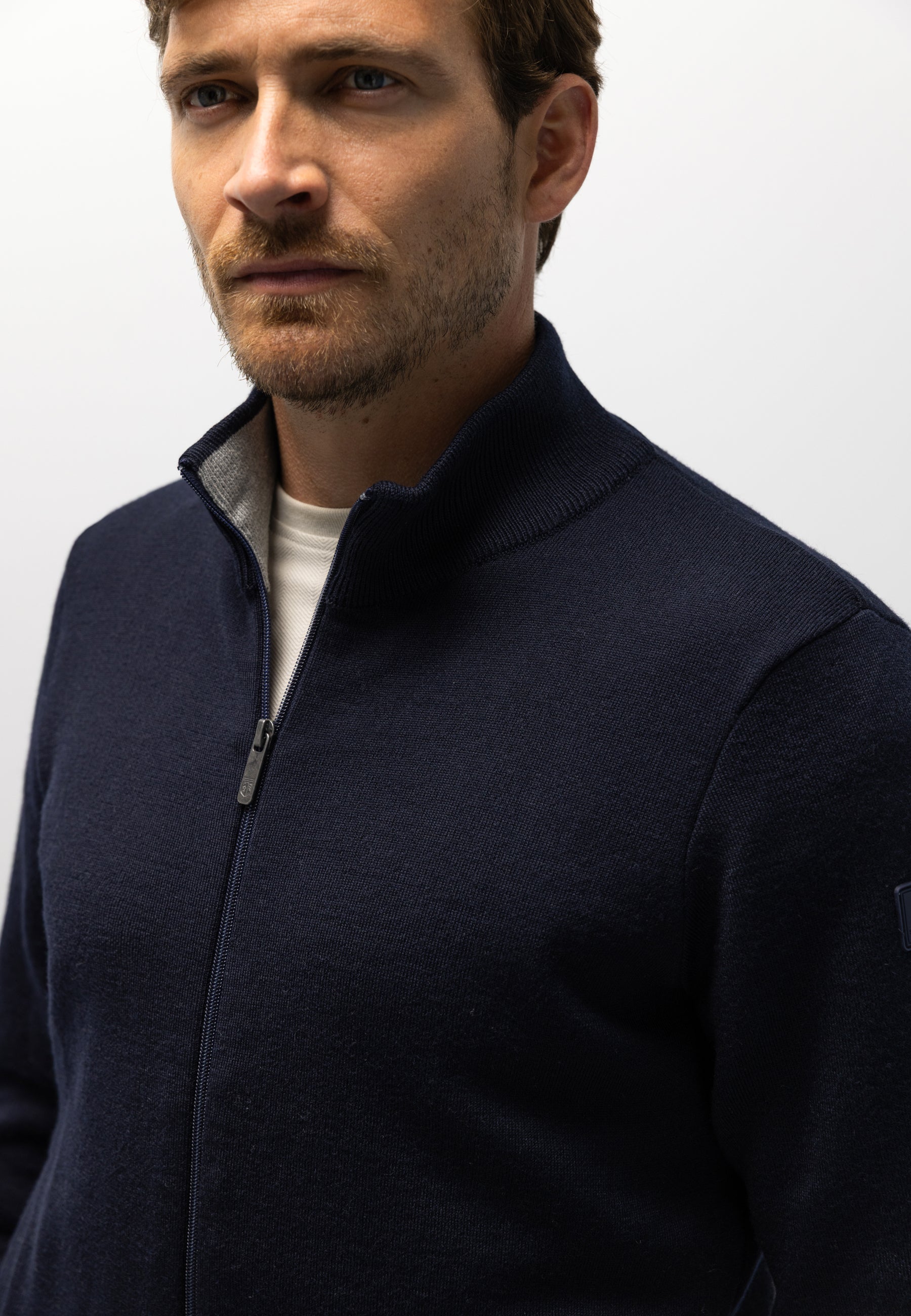 Wool-blend cardigan